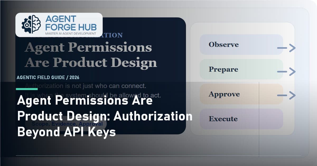 Agent Permissions Are Product Design: Authorization Beyond API Keys