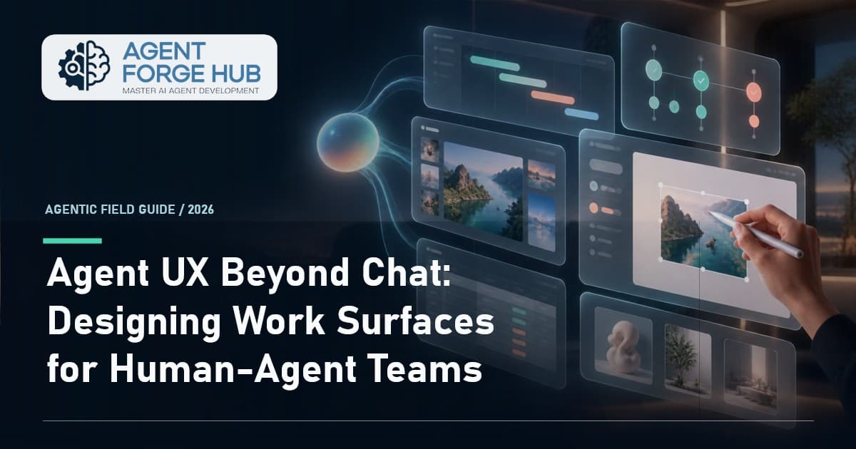 Agent UX Beyond Chat: Designing Work Surfaces for Human-Agent Teams