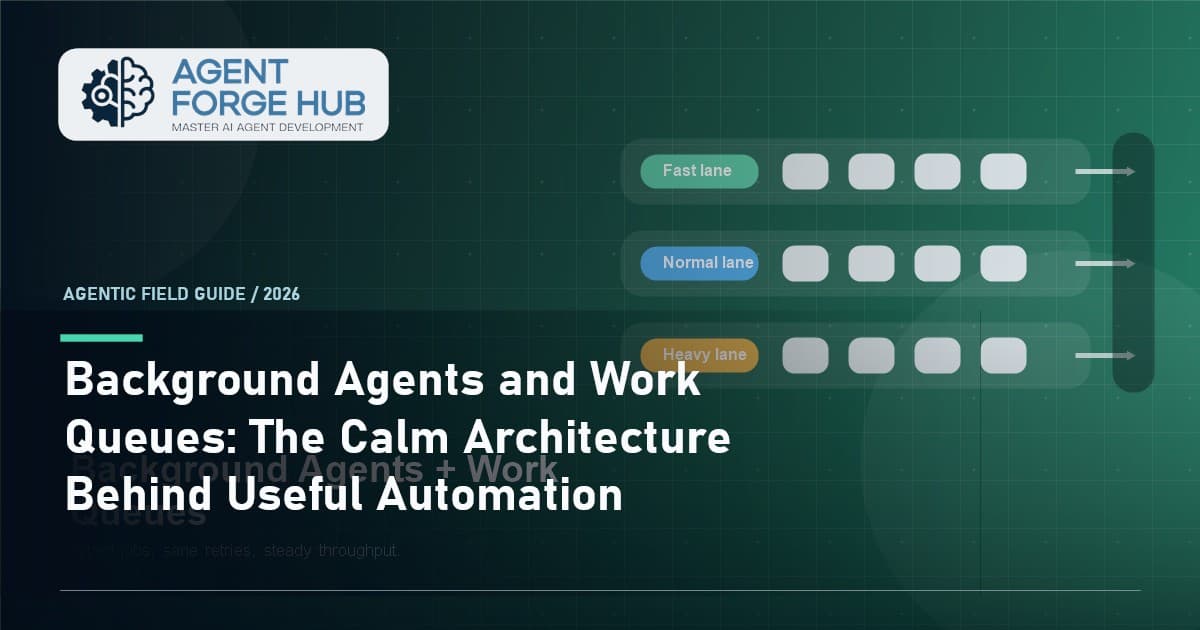 Background Agents and Work Queues: The Calm Architecture Behind Useful Automation