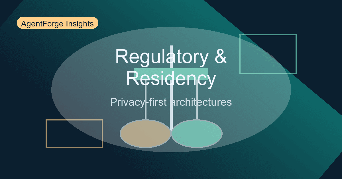 Regulatory and Data-Residency Playbook for Agents
