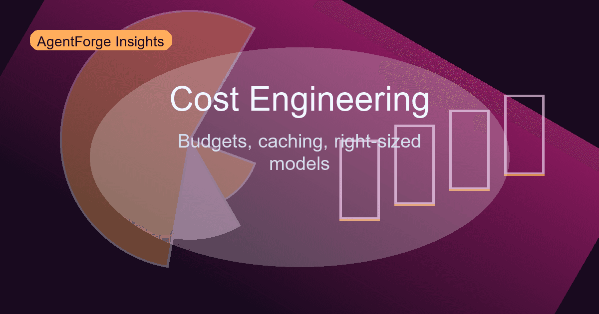 Cost Engineering for Agents: Do More With Every Token