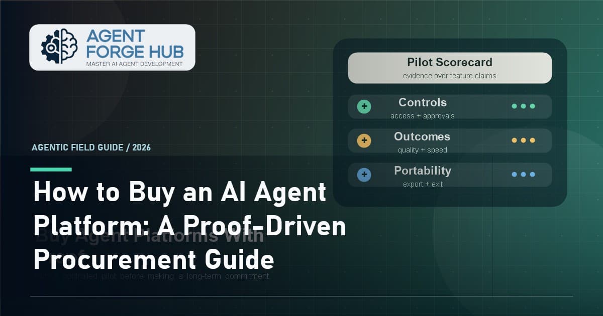 How to Buy an AI Agent Platform: A Proof-Driven Procurement Guide
