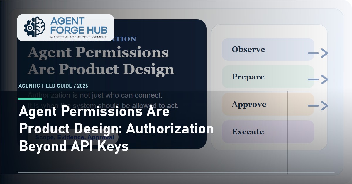 Agent Permissions Are Product Design: Authorization Beyond API Keys