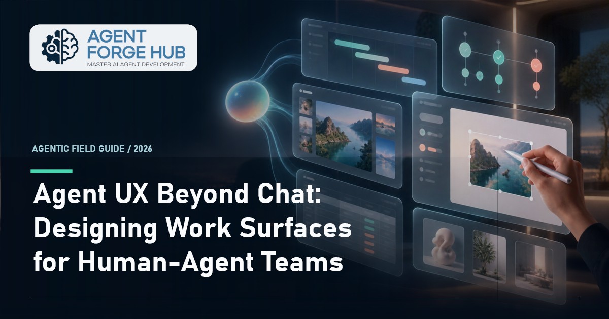 Agent UX Beyond Chat: Designing Work Surfaces for Human-Agent Teams