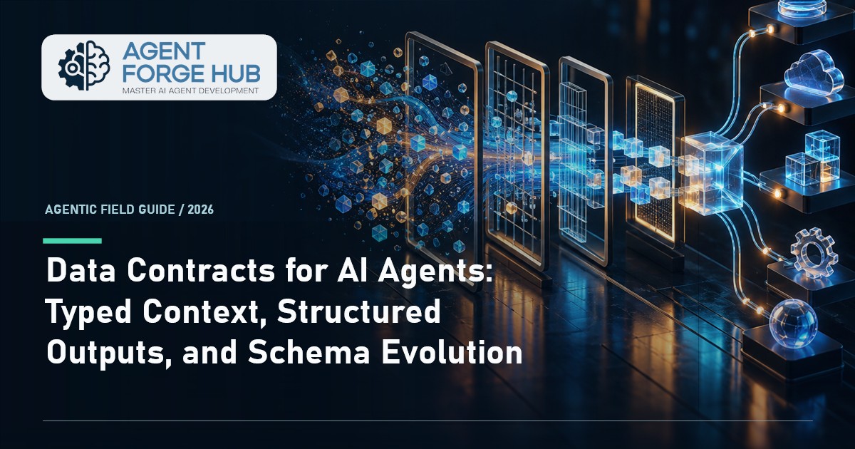 Data Contracts for AI Agents: Typed Context, Structured Outputs, and Schema Evolution