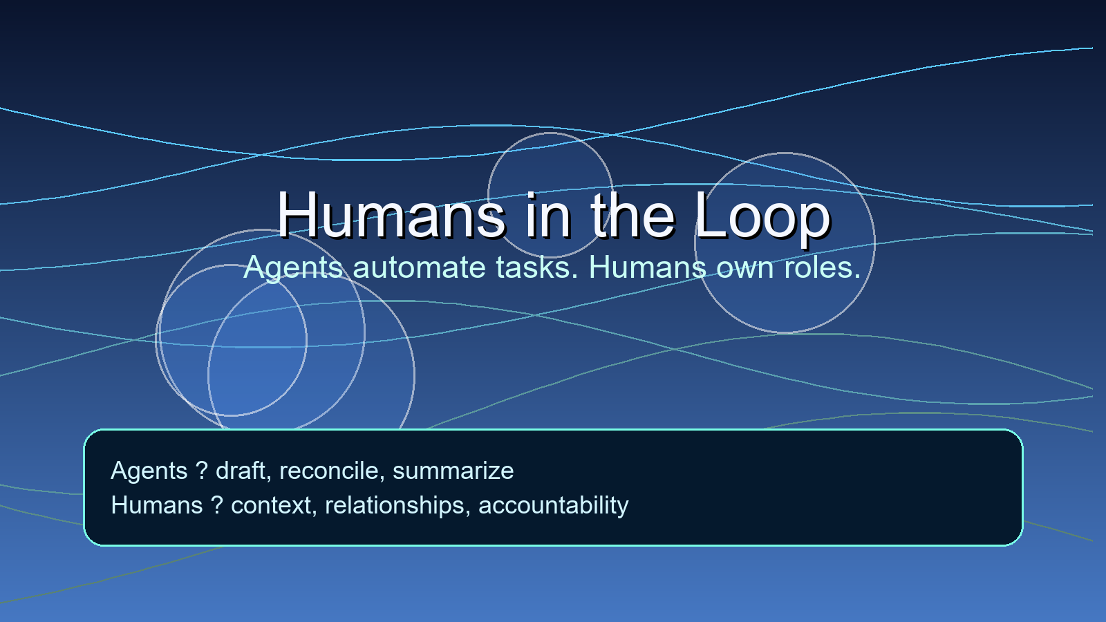 Humans in the Loop: Why Agents Handle Tasks, Not Whole Roles
