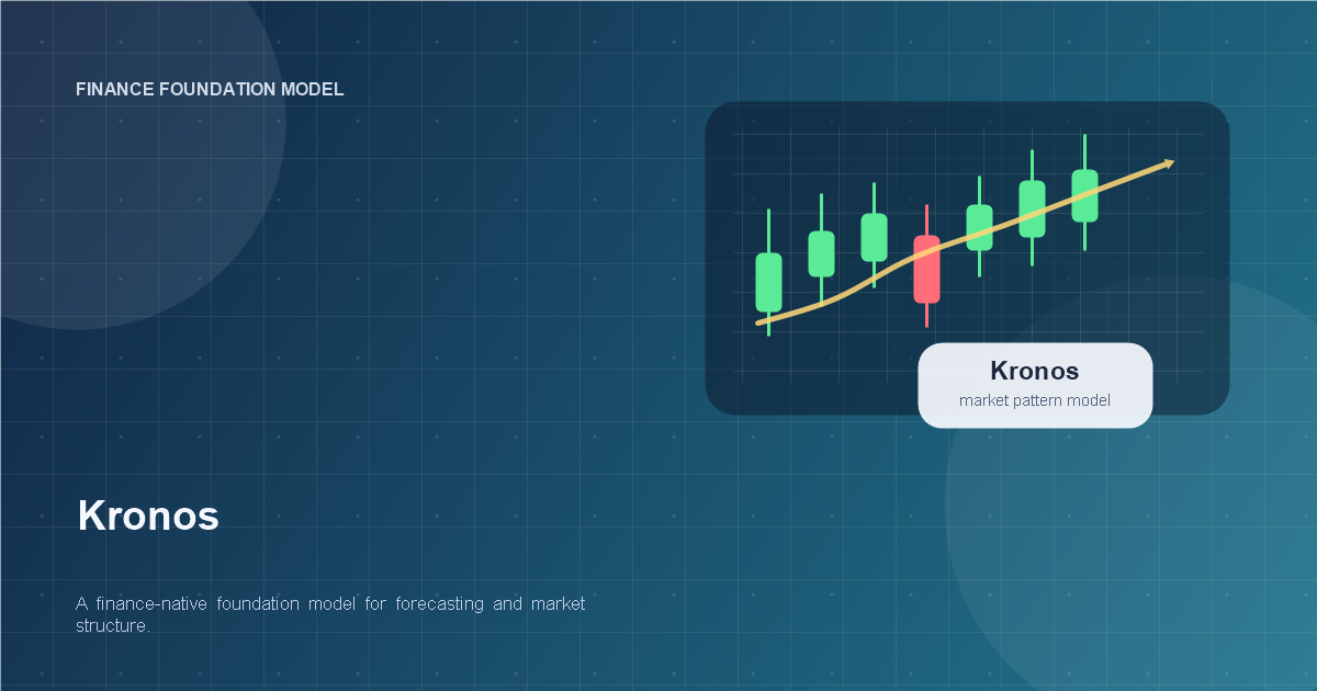 Kronos and the Dream of a Financial AI Predictor