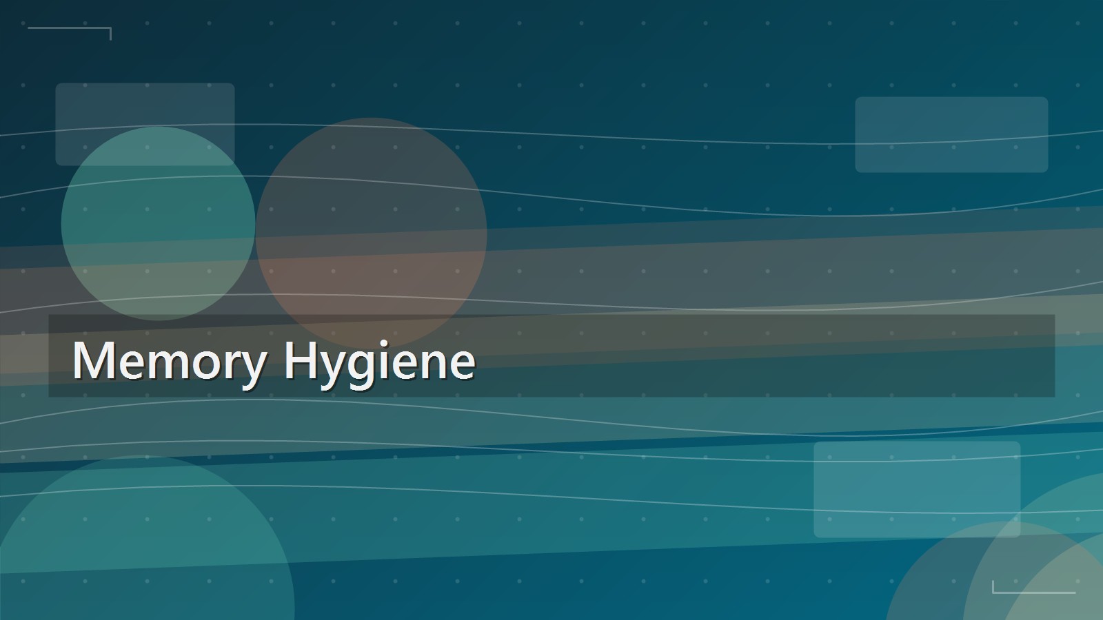 Memory Hygiene for AI Agents: What to Store, What to Forget