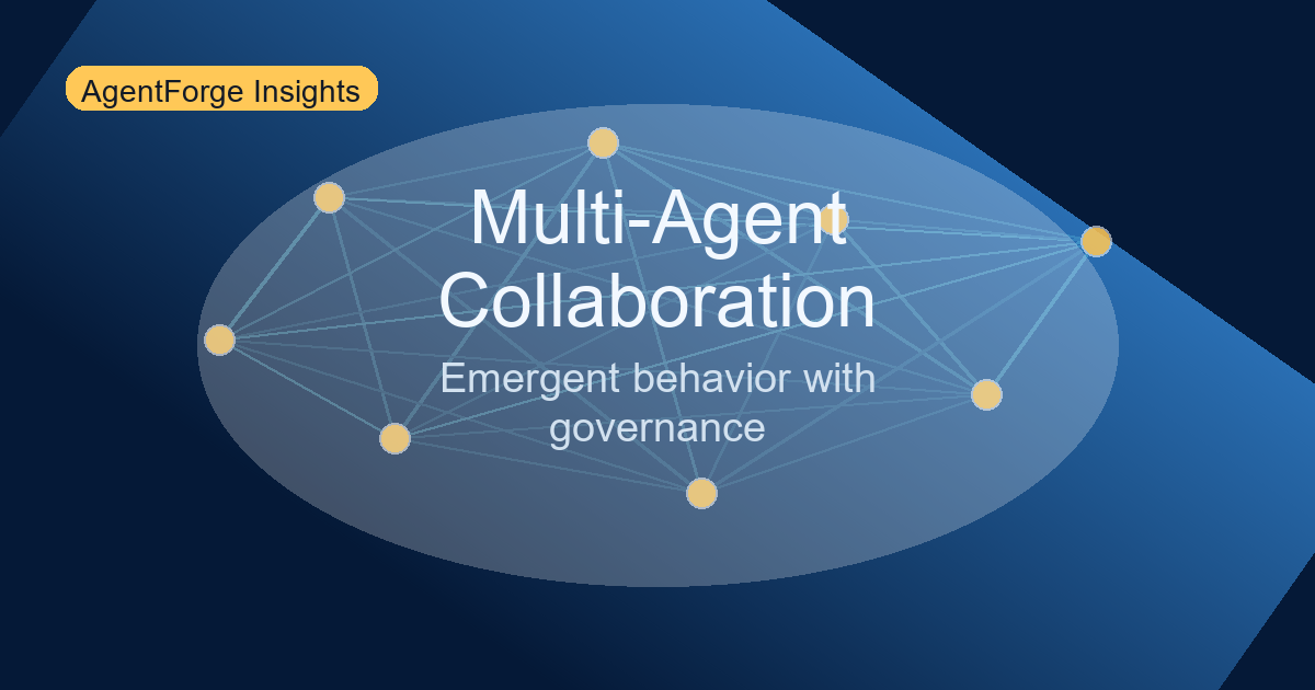 Multi-Agent Collaboration and Emergent Behavior in Practice