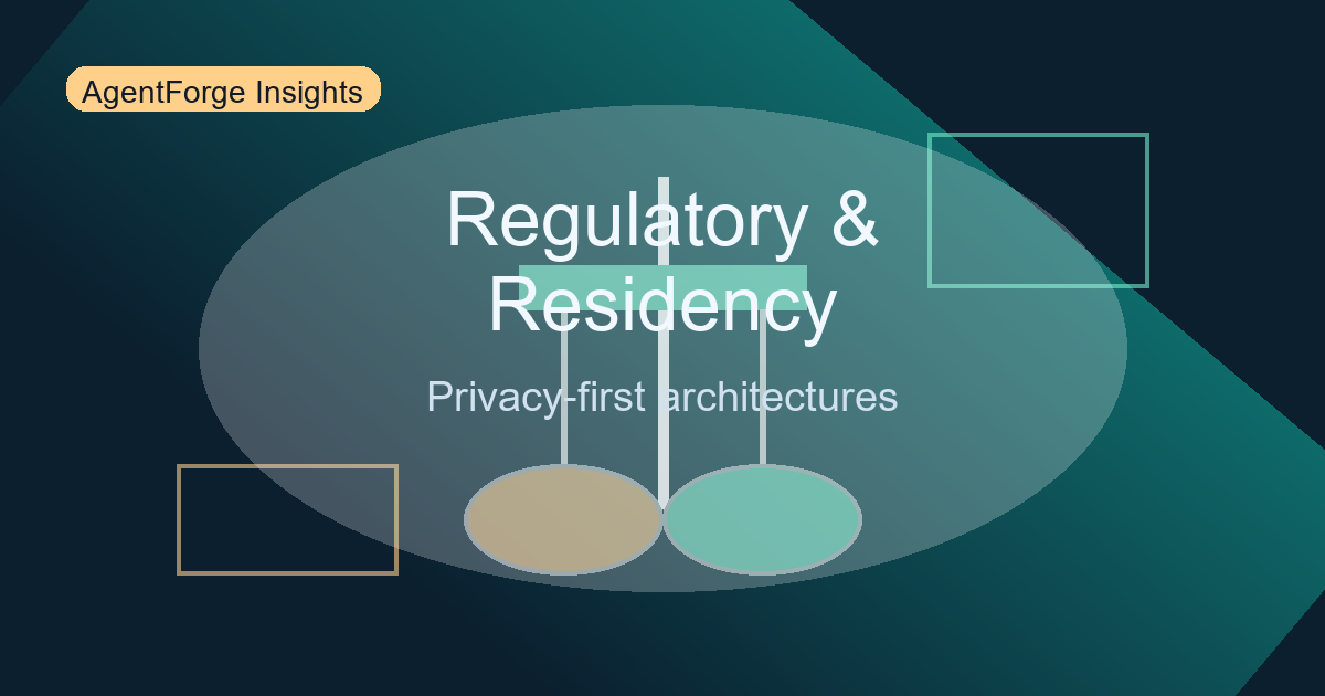 Regulatory and Data-Residency Playbook for Agents